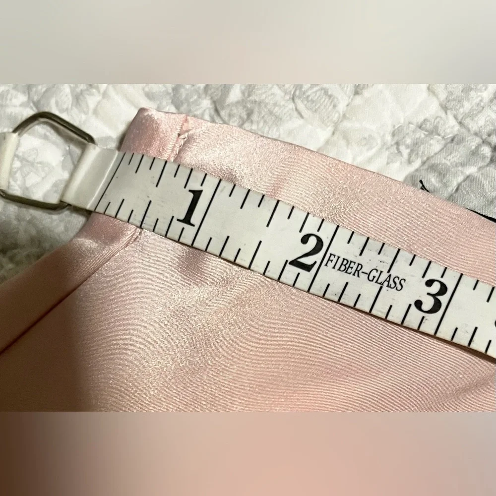 Aleeza Paris Dusty Pink Motif Satin Slip Skirt - Picture 9 of 15